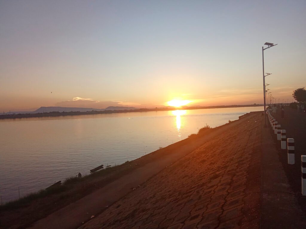 Mekong River Sunset 