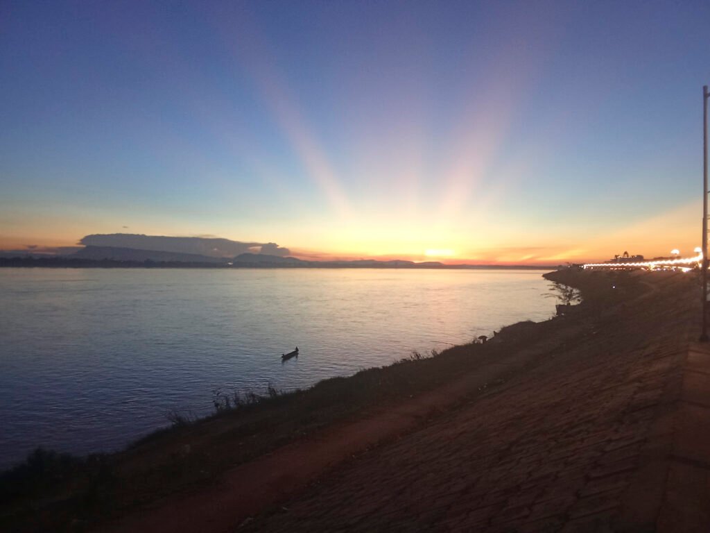 Mekong River Sunset 